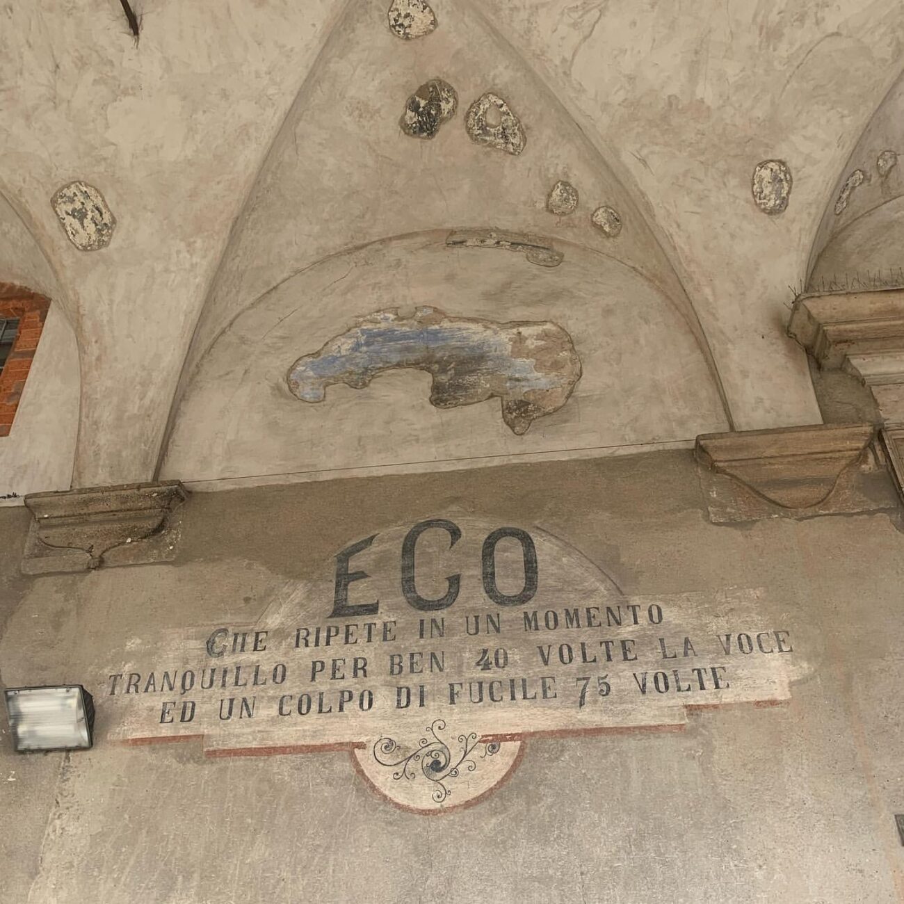 Particolare di Villa Simonetta